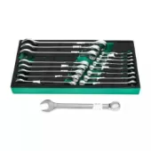Набор ключей комбинированных GARWIN PRO 646070 (17 пр., 6-24 мм, в ложементе EVA)